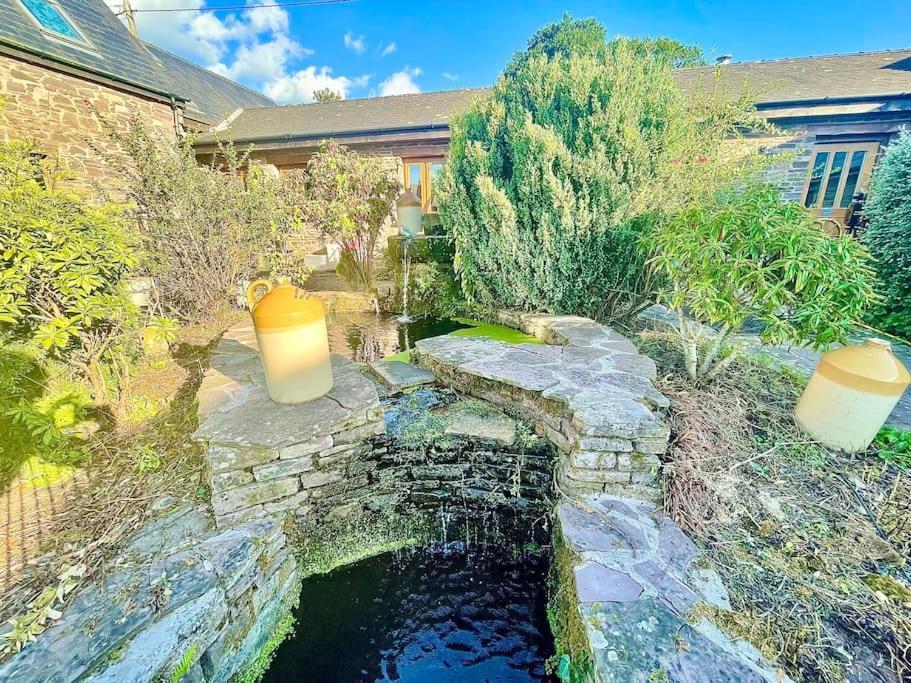 Stone Built Barn In A Beautiful Rural Setting Villa Llangwm-Isaf Exterior foto